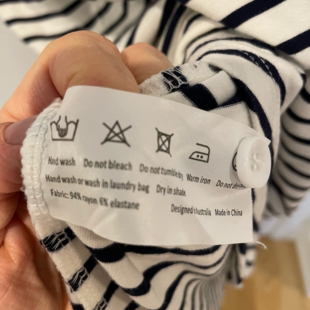 Maternity Button Front Drawstring Summer Dress - image 4